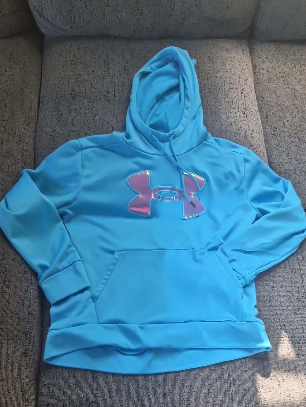 Kids blue hooded sweatshirt